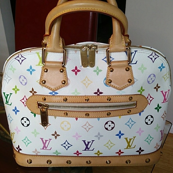 ~ LOUIS VUITTON ~WHITE~MURAKAMI~ VERY POPULAR STYLE - Picture 5 of 7